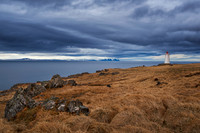 Vatsnes Peninsula looking towards the Western Fjords, Iceland